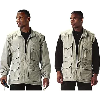 pracovní bunda Bunda SAFARI s odepínacími rukávy KHAKI Bunda SAFARI s odepínacími rukávy KHAKI vel. XXL