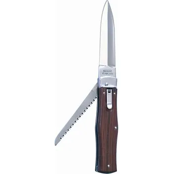 Bojový nůž MIKOV Nůž vyhazovací PREDATOR s pilkou "NŮŽ ROKU 2002"