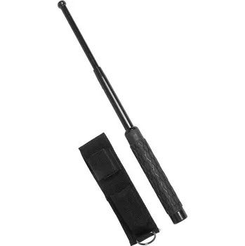 Teleskopický obušek MIL-TEC® Obušek teleskop 20/53 s pouzdrem nekalený ČERNÝ