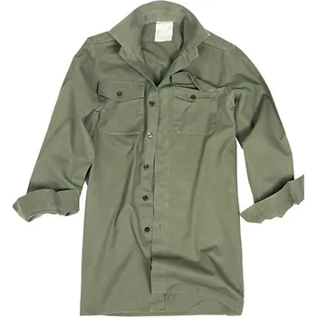 Pánská košile Armáda Britská Košile BRITSKÁ polní dlouhé rukávy ZELENÁ nová