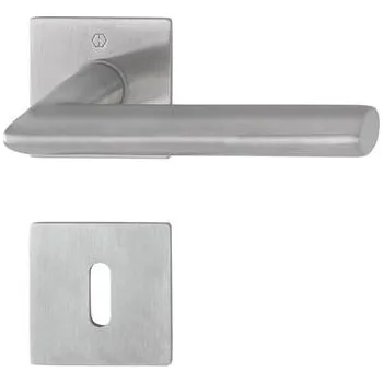 HOPPE sada kování STOCKHOLM,inter. klika-klika, nerez, hranatá pl.rozeta OB