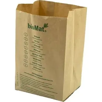 Pytle na odpadky bioMat Sáčky BIOMAT® recykl. papír 10 litrů (50ks)