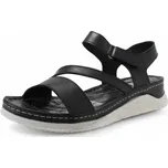 DÁMSKÉ SANDÁLY WILD 022-05-6102IBLACK ČERNÁ Barva: ČERNÁ, Velikost: 37