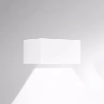 Molto Luce Kvádrové LED svítidlo na venkovní stěny Koda Twenty One Barva: Bílá 333-00061