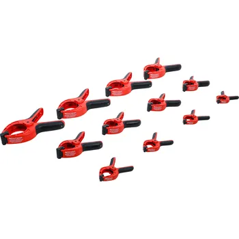 Svěrák BGS Diy BGS59858, Souprava svěrek nylon 12 dílná 85-160 mm