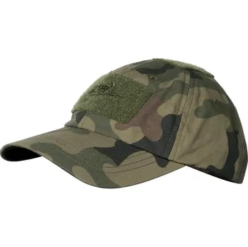 Pokrývka hlavy Helikon-Tex® Čepice baseball suchý zip rip-stop PL WOODLAND