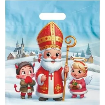 Dárková taška Taška MFP Mikuláš M vzor č.21 29x32x8 A