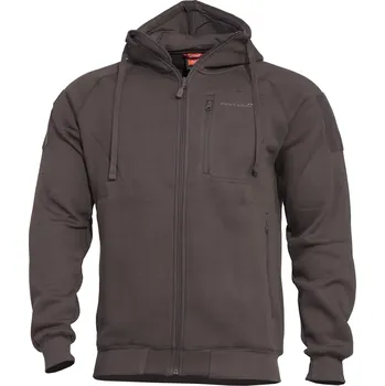 Pánská móda Mikina LEONIDAS 2.0 TERRA BROWN Mikina LEONIDAS 2.0 TERRA BROWN vel. XS