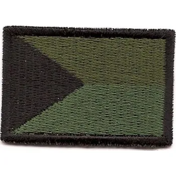 Nášivka NAVYS Nášivka ČR vlajka malá ZELENÁ (40mm) VELCRO