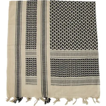 Šátek MFH Šátek SHEMAGH bavlněný PÍSKOVO-ČERNÝ