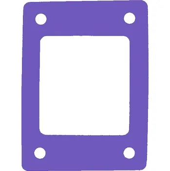 Plovací deska Plavecký ponton s hranatým otvorem uprostřed 950x700x38mm, fialová