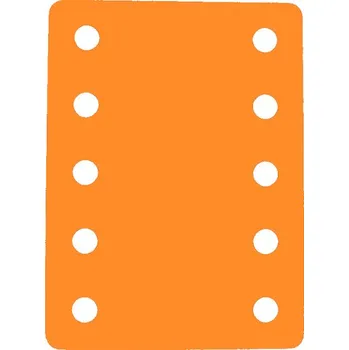 Plavecký ponton (10 otvorů) 950x700x38, oranžová