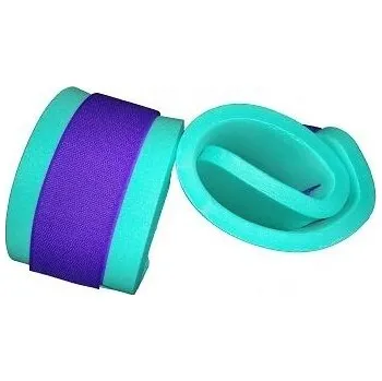 Nafukovací rukávky Nadlehčovací rukávky na AQUAEROBIC (pár)-fialový zip 550x120x15mm, zelená+ fialový zip