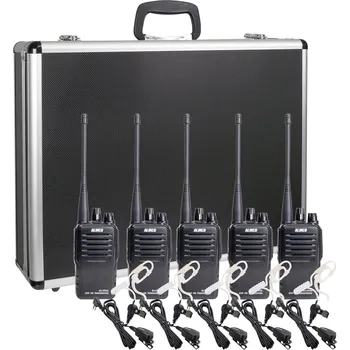Vysílačka Alinco Team-Set DJ-VX-46 plus KEP-24-AL 150101 PMR radiostanice sada 5 ks