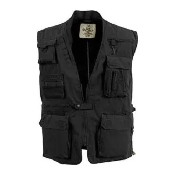 Pánská vesta Vesta rybářská DELUXE SAFARI ČERNÁ Vesta rybářská DELUXE SAFARI ČERNÁ vel. 3XL