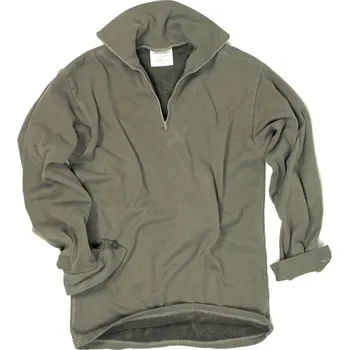 Pánské tričko Armáda Britská Triko funkční NORGIE zateplené BRITSKÉ se zipem ZELENÉ použité