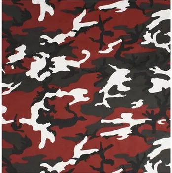 ROTHCO Šátek 55 x 55 cm ČERVENÁ RED CAMO