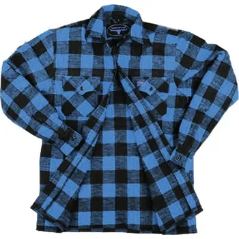 Pánská móda Košile DŘEVORUBECKÁ flanelová MODROČERNÁ Košile DŘEVORUBECKÁ flanelová MODROČERNÁ vel. M