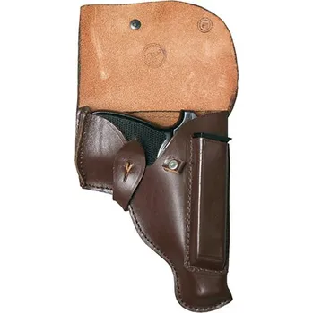 Příslušenství pro sportovní střelbu Armáda Ruská Pouzdro pistolové MAKAROV kožené HNĚDÉ použité