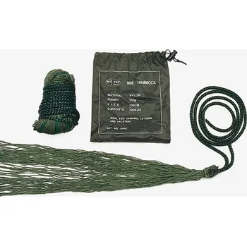Houpací síť MIL-TEC® Síť houpací MINI s obalem ZELENÁ