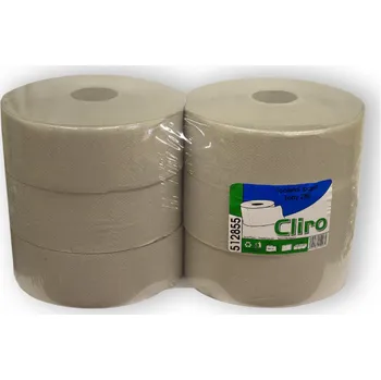 Toaletní papír Grasant Cliro Jumbo 1vrstvý 280 mm 6 ks