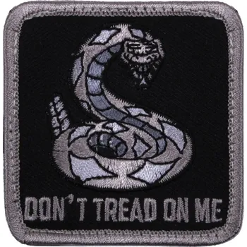 Nášivka ROTHCO Nášivka DON T TREAD ON ME velcro ČERNÁ