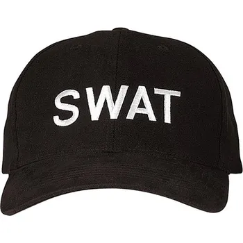 Čepice ROTHCO Čepice SWAT baseball ČERNÁ