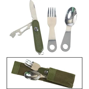 Outdoor vaření MIL-TEC® Příbor s kapesním multifunkčním nožem