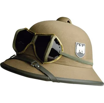 Karnevalový doplněk MIL-TEC® Helma WH tropická s brýlemi ZELENÁ repro