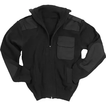 Dámský svetr Svetr vlněný dlouhý zip s kapsou ČERNÝ Svetr vlněný dlouhý zip s kapsou ČERNÝ vel. 50