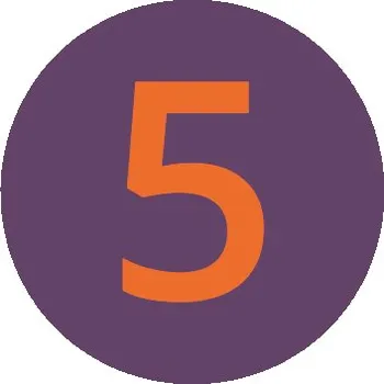 Figurka Označení skupiny"5", mix barev