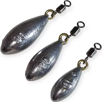 Menší závěsné olovo hruška s obratlíkem 10g (Poskytuje mnoho možnosti použití.)