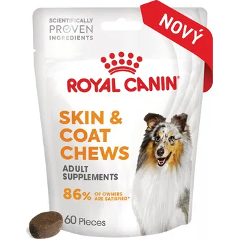 Krmivo pro psa Royal Canin Skin & Coat Adult Dog Supplements 5x240g