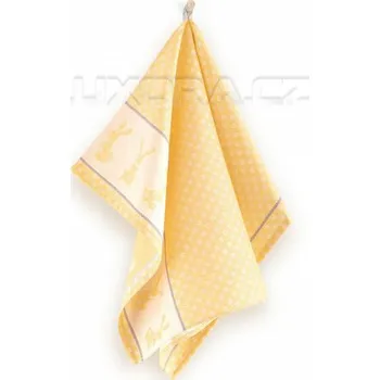 Utěrka Utěrka VELIKONOČNÍ ZAJÍČCI žlutá