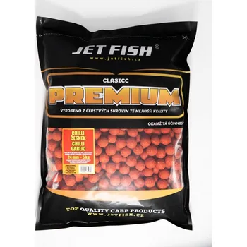Boilies Premium clasicc boilie 5kg - 24mm : CHILLI / ČESNEK