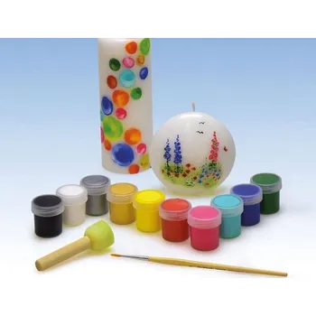 Speciální výtvarná barva Exagon Švýcarsko - Barvy na svíčky v kelímku - 20 ml - Černá