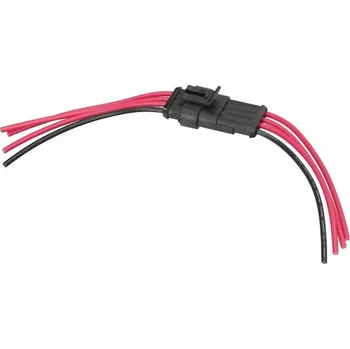 Elektroinstalace pro motocykl opravný konektor vodotěsný 4 pinový - konektor samec a samice s kabelem