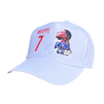 Kšiltovka Numberoplus Dětská kšiltovka classic - Kylian Mbappé MP10 Barva: Bílá, Velikost: Univerzální