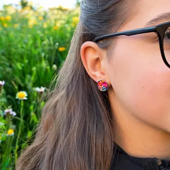 Náušnice art-wood.cz Náušnice pecky - Reni