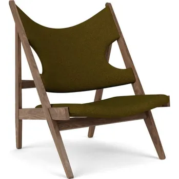 Křeslo Audo Copenhagen Křeslo Knitting Lounge Chair Textile, walnut/Baru 0950