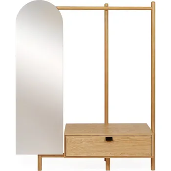 Předsíňová stěna Předsíňová stěna z dubového dřeva se zrcadlem Woodman Tripod ID_1289864