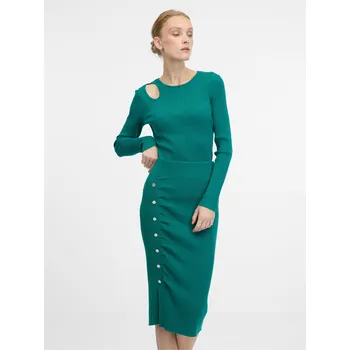 Dámský svetr Zelený dámský dlouhý svetr ORSAY - Dámské Orsay tyrkysová 3279005