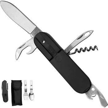 kempingový příbor CHZ Skládací příbor "ARMY 2.0" černý