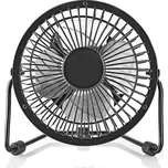 Nedis FNDK1BK10 - Stolní ventilátor 3W/USB 10 cm černá