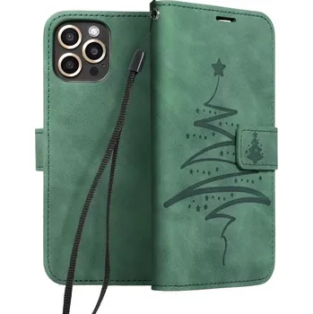 Pouzdro na mobilní telefon Pouzdro Forcell Mezzo Book Samsung Galaxy A52 / A52s - A525 / A526 / A52 Stromeček Zelený