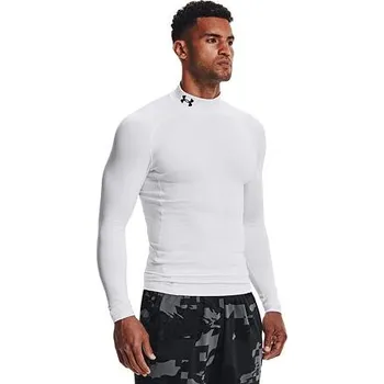 Pánské tričko Pánské zimní kompresní triko Under Armour CG Armour Comp Mock velikost 4XL white