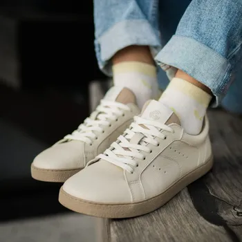 Dámské tenisky Dámské tenisky GROUNDIES UNIVERSE Beige | Barefoot tenisky - 46