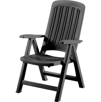 Plastové křeslo CARMEN grafite