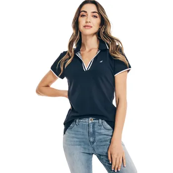 Dámské tričko NAUTICA dámské polo tričko SUSTAINABLY modré S