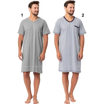 Pánská noční košile Hotberg(M-Max) Pánská noční košile Baltazar609/1137/ Barva: 2-modrá, Velikost: L